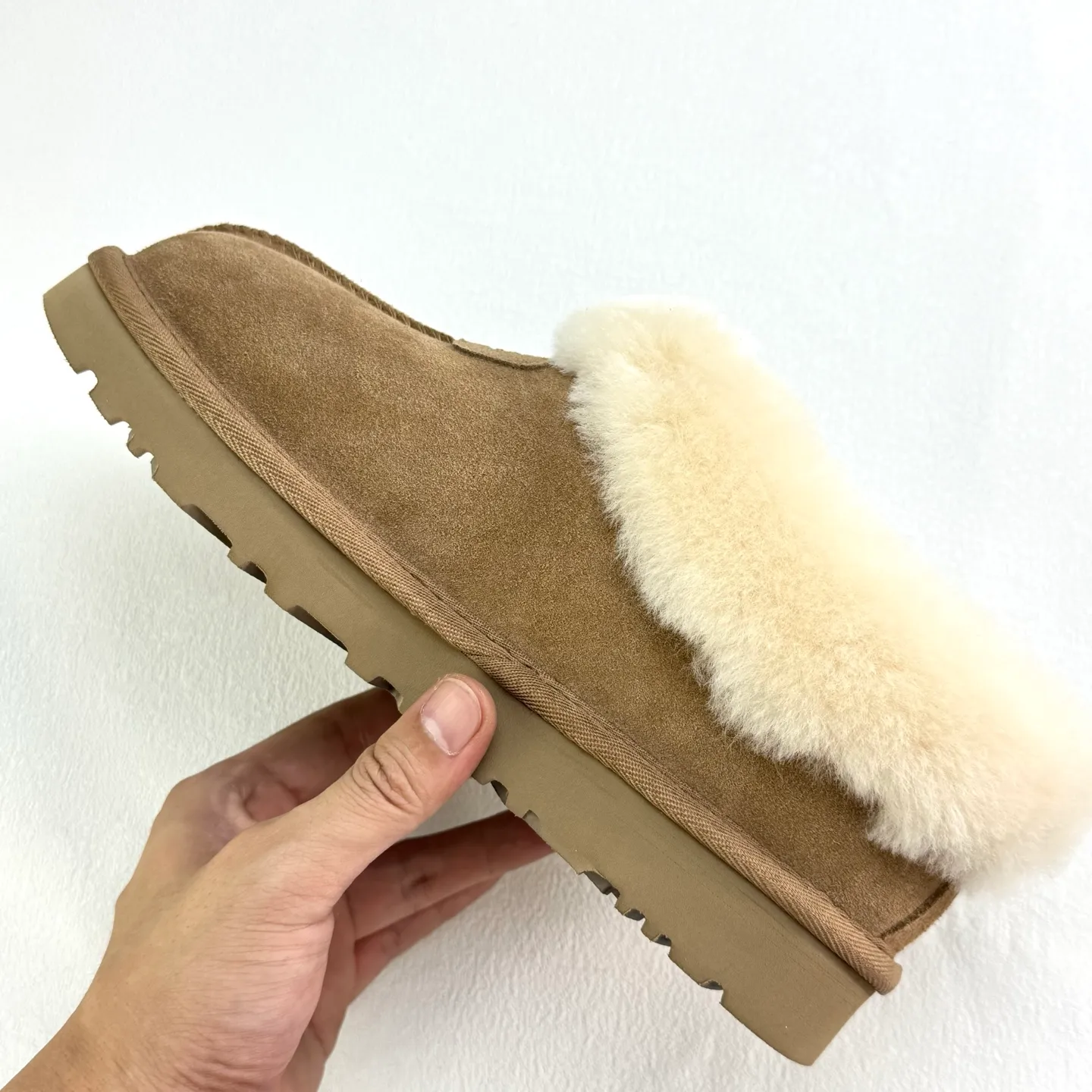 Self-pickup 💰400 UGG Tatzite glutinous pumps, easy to put on and take off, model 4810, casual slip-on fur shoes, short boots, color: maroon, reindeer, antelope brown, black, gray 𝚜𝚒𝚣𝚎: 𝟯𝟱-𝟰𝟬